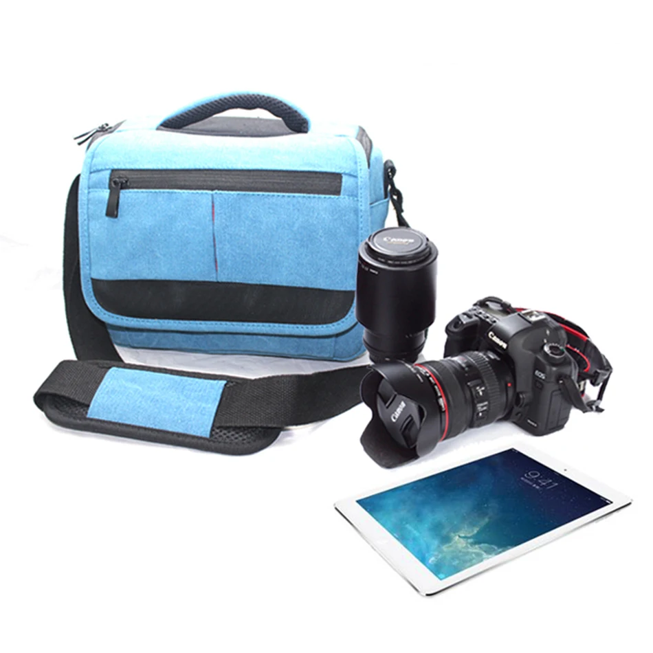Large Capacity Mochila Waterproof Canvas Camera Video Bag Case Travel