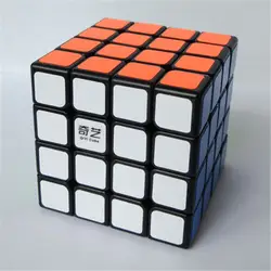 QiYi Qiyuan 4x4x4 слоя Скорость Magic куб головоломка разведки быстро ультра-гладкой кубар-Рубик на скорость игрушки черный