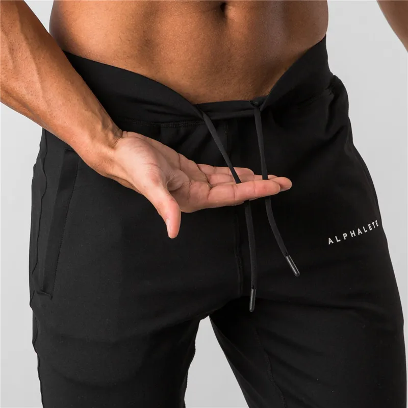 Мужские спортивные штаны ALPHALETE Jogger повседневные хлопковые брюки для фитнеса