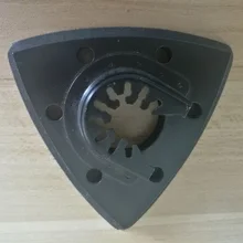 93mm Flush Triangular Sanding Pad Oscillating Multi Tools Stainless Steel Rotary Tool for Big Opening Power Tool of Bosch/Makita 93mm Flush Triangular Sanding Pad Oscillating Multi Tools Stainless Steel Rotary Tool for Big Opening Power Tool of Bosch/Makita