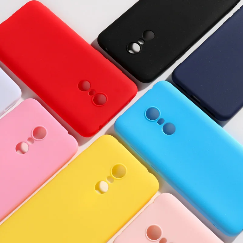 

Case For Xiaomi Redmi 5 / 5 Plus Cases Candy Color Matte Silicone Soft TPU Back Phone Cover For Xiaomi Redmi 5 Plus Case Coque