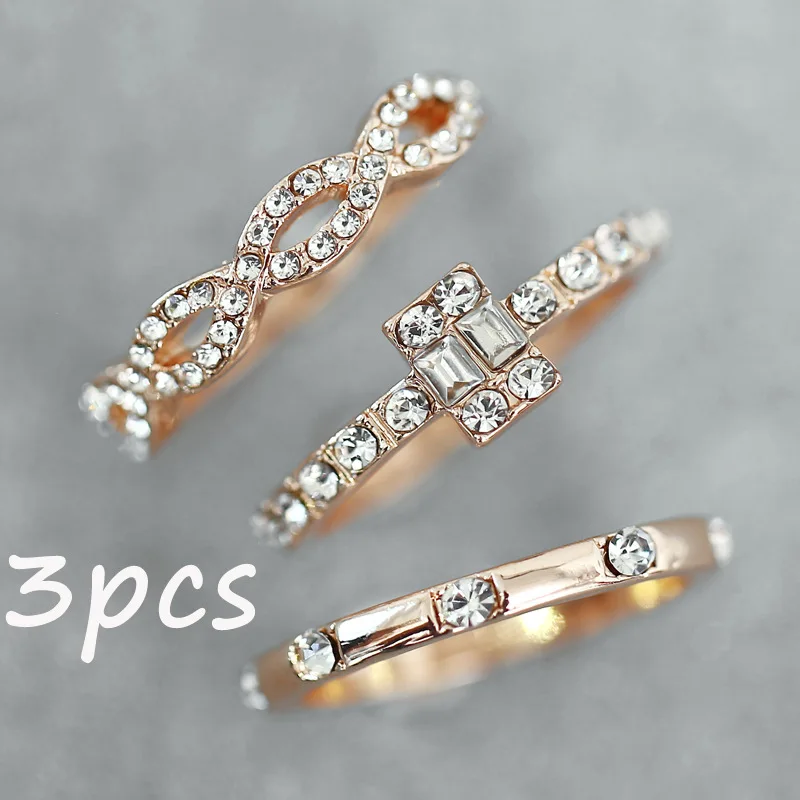 3Pcs-Set-Fashion-Crystal-Engagement-Wedding-Rings-Set-For-Women-2018-Statement-Finger-Ring-Female-Geometric (2)