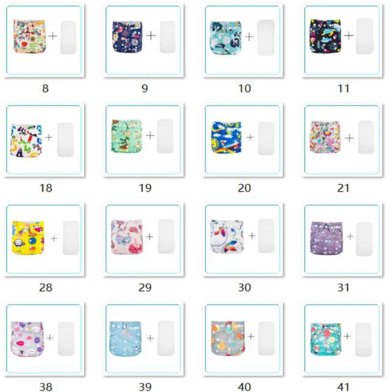 Babyland PUL Fabric Diaper Pants 30pcs Washable Diaper Covers Reusable Nappies Cloth Diapers Manufacturers Baby Dream Diapers