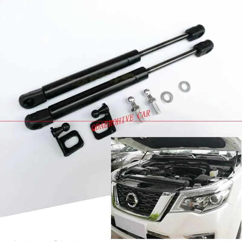 

QDAEROHIVE car Hood Damper Lift Strut Support Rod Hydraulic Hood Jackstay Car Accessories For NISSAN TERRA NAVARA NP300 12-19