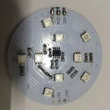 DC24V UCS2903 адресуемых пикселей pcba, 62 мм диаметр; 2.16 Вт