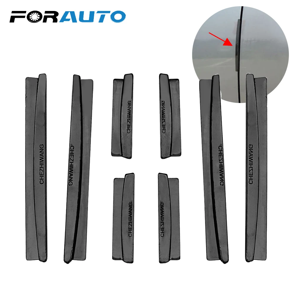 4x AUTO ACCESSORY DECORATE Car Door Edges Crash Barriers BUMPER STRIP For Nissan