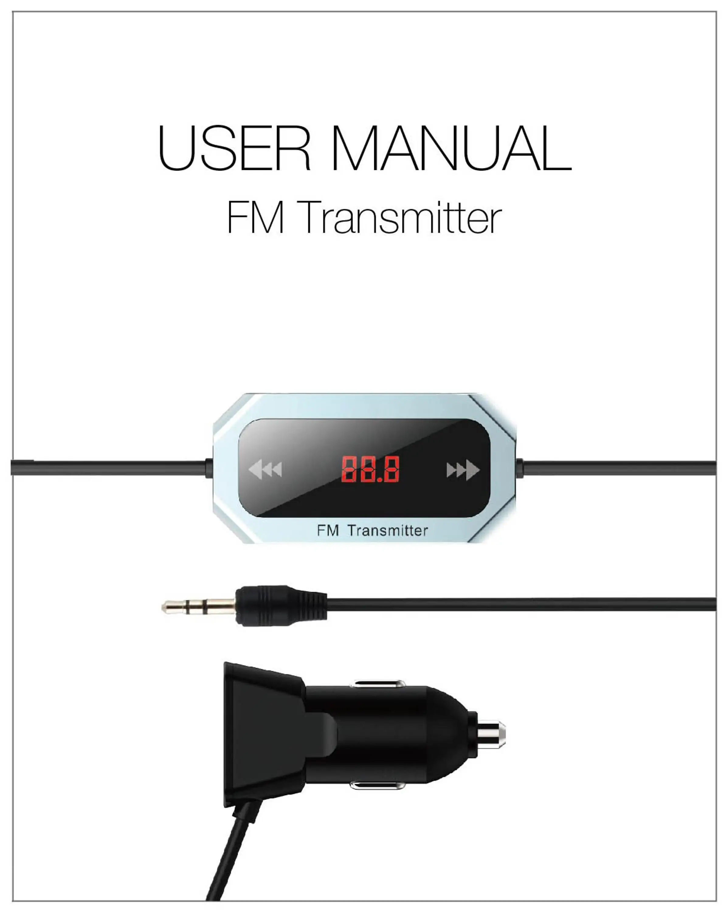 Двойной USB зарядное устройство fm-передатчик автомобильный стерео громкой связи аудио музыкальный плеер светодио дный дисплей