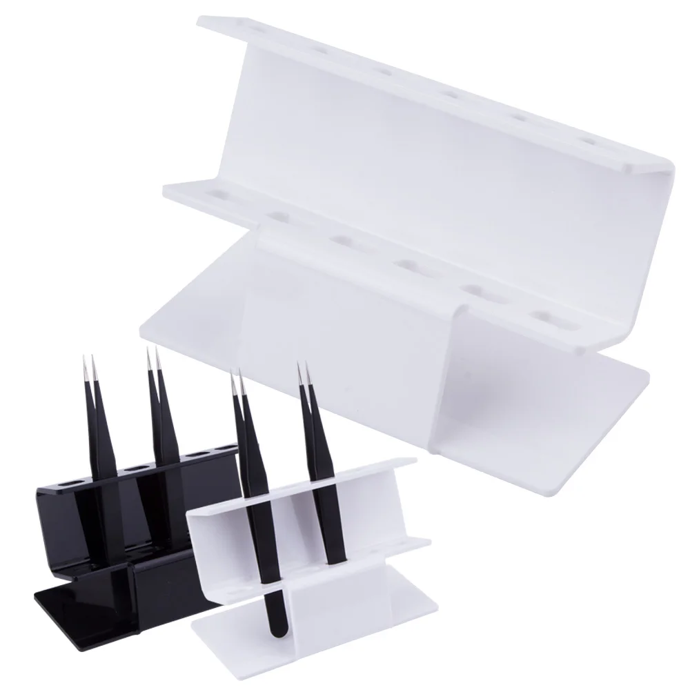

1pcs Acrylic Eyelash Extension Tweezers Stand Holder 6 Pcs Shelf for Display Eyebrow False Positions Convenient Make Up Tools