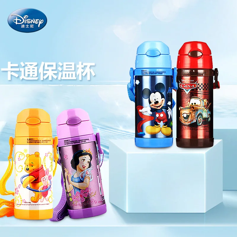 

Disney cute cartoon 2018 new fashion portable heat preservation cup children stainless steel sucker water kettle with water cup