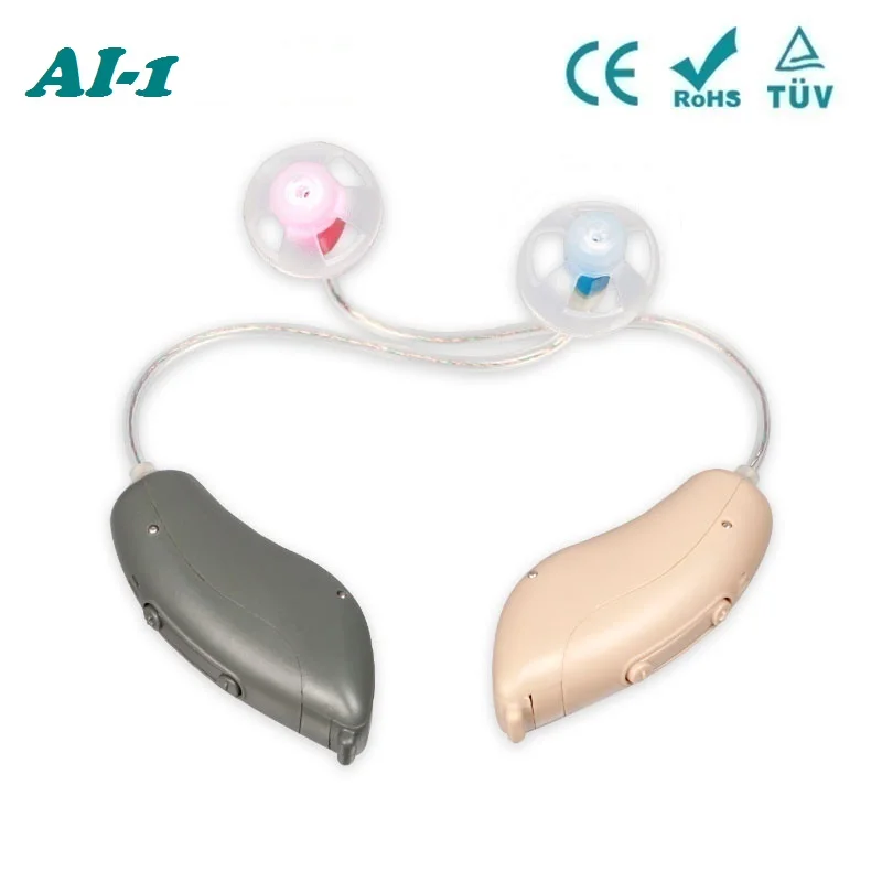 

Acosound AI-1 Mini Digital Hearing Aids Aid Adjustable Sound Amplifiers Small RIC Hearing Aid BTE Deaf Aids Ear Care Tools