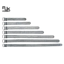 RJX HOBBY Alloy Buckle Battery Tie Down Strap Black 100/120/150/180/210/250/300mm for FPV Racing Drone Batteries