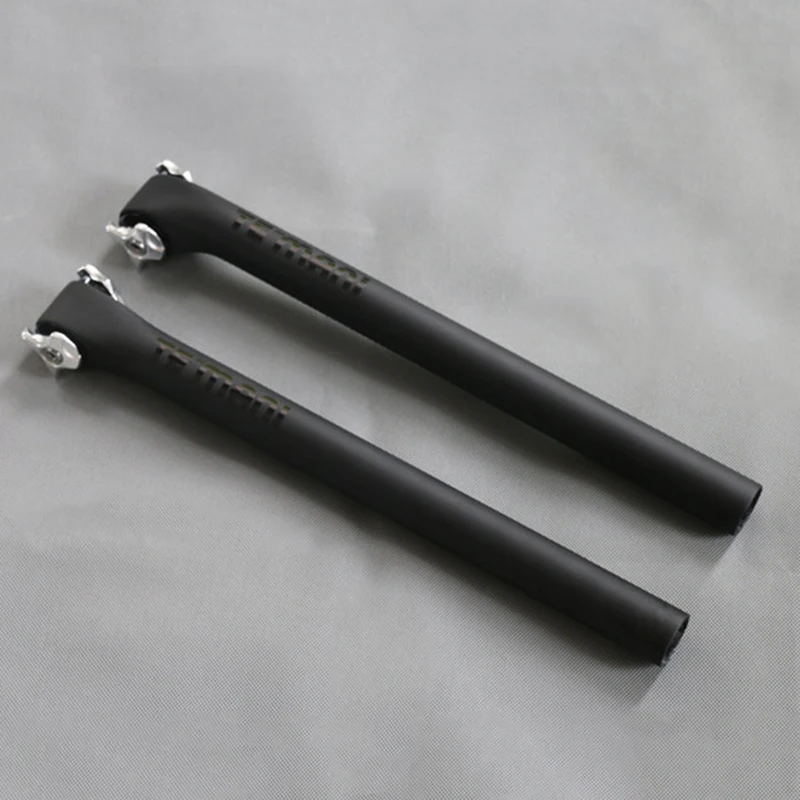 

TEMANI Bicycle Seat Post UD Matte Full Carbon Fibre Mountain/Road bike Seatpost Offset 5/25 Degrees 27.2/30.8/31.6mm*400mm