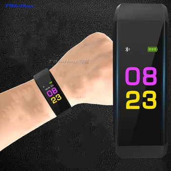 

Waterproof Bracelet Watch 115 Plus Blood Pressure Heart Rate Monitoring Smart TLHOTTOP