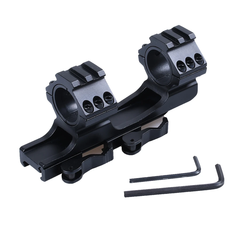 Quick Release Rifle Scope Mount 25.4mm/30mm Cantilever Picatinny Weaver