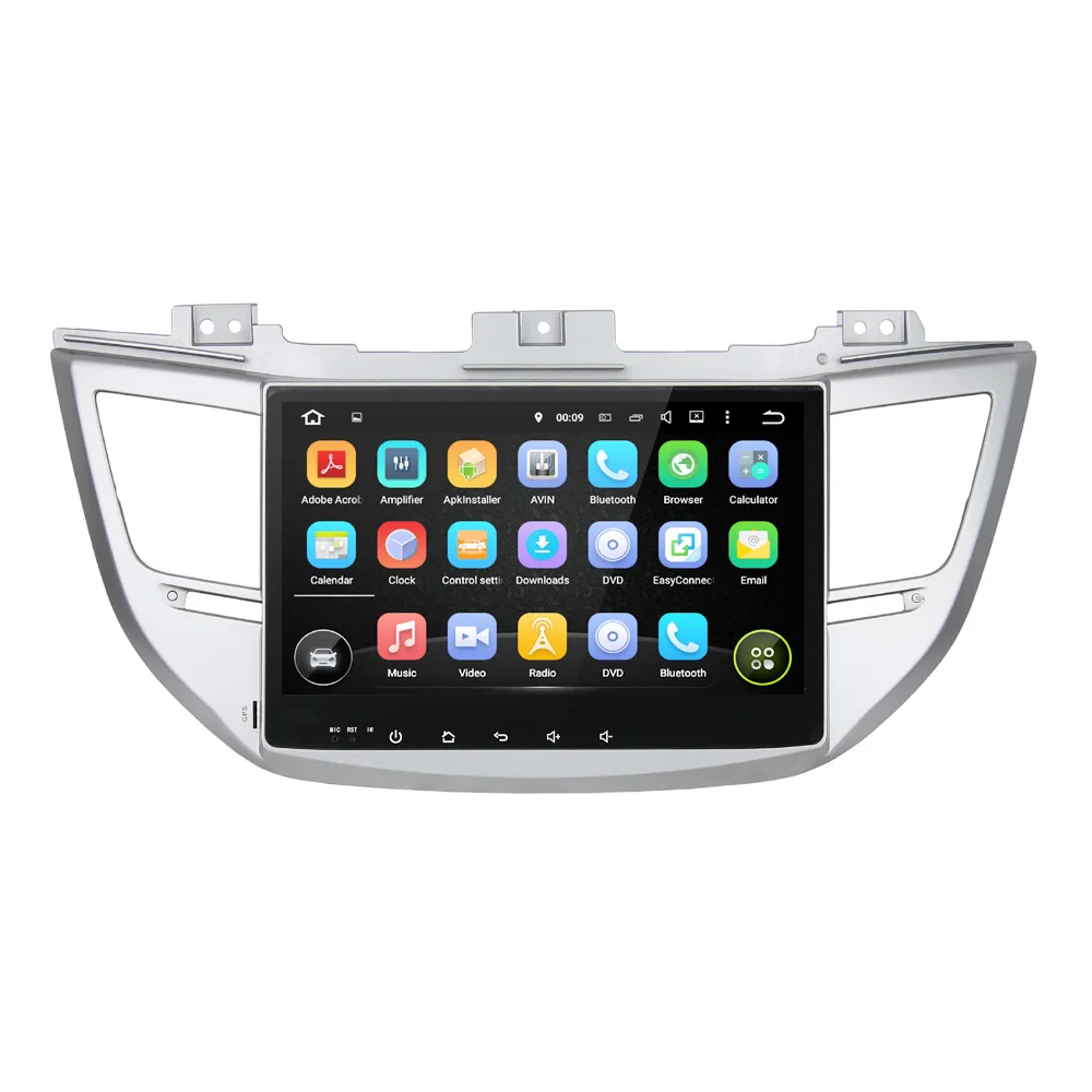 Cheap 10.1 inch Screen Android 5.1.1 Car GPS Navigation DVD Player Radio System Media Stereo Audio Video for Hyundai ix35 2015 1