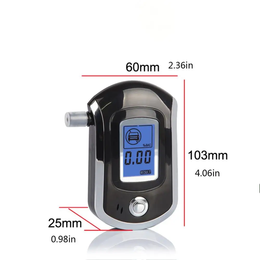 Тестер спирта для дыхания, тестер для вождения, Многофункциональный тестер для алкоголя, прочные тестеры для алкоголя