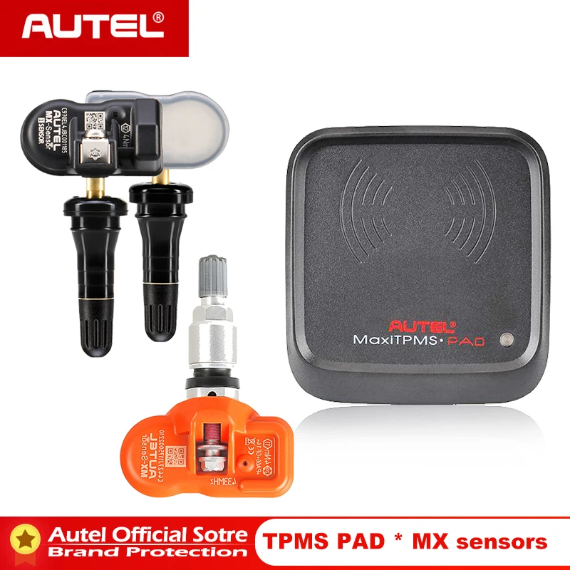 

Newest Autel MaxiTPMS PAD TPMS Sensor Programming Accessory Device and Autel 2 in 1 MX-Sensor 433MHz 315MHZ Universal Programmer