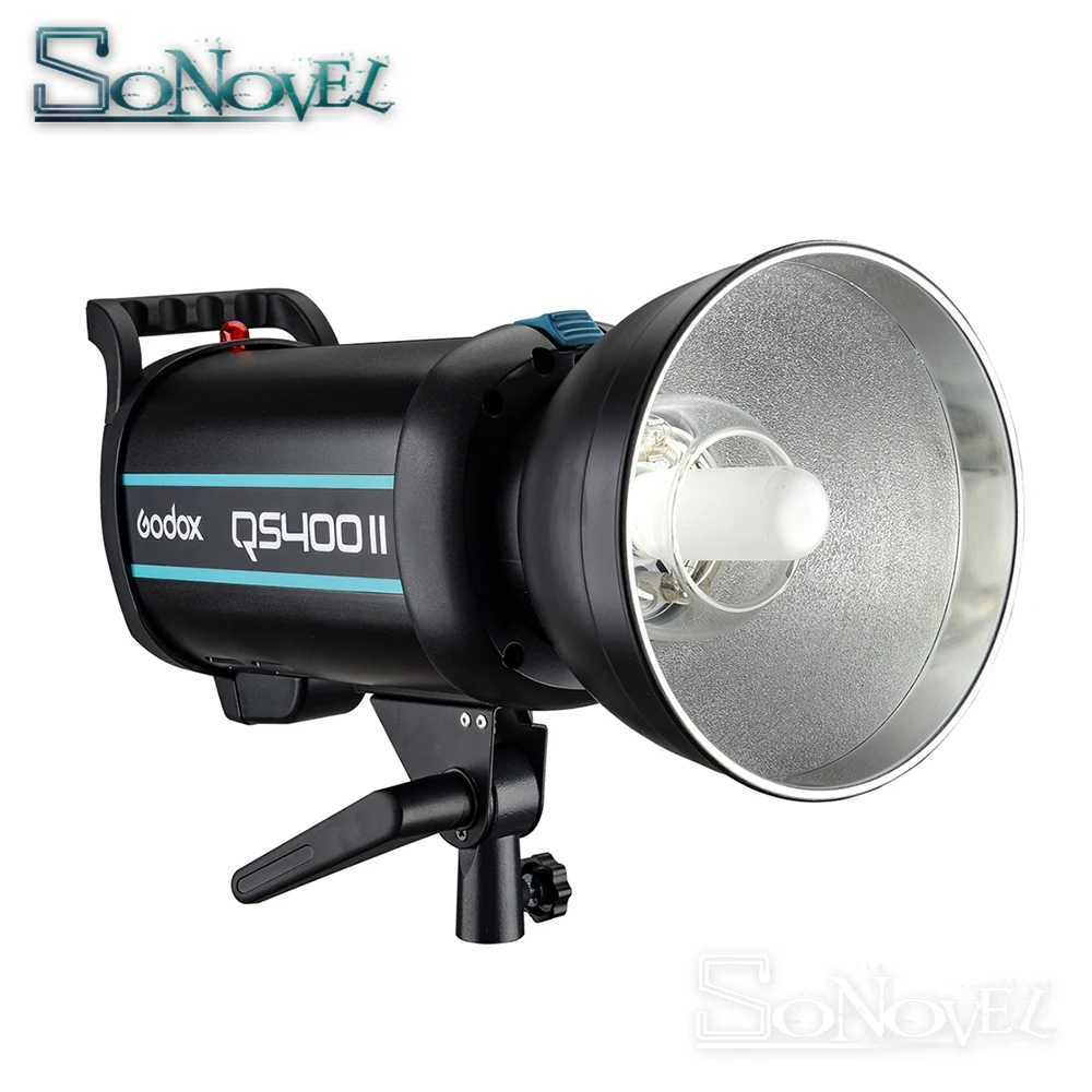 US $210.00 Godox QSII Series QS400II 400Ws Strobe Flash Modeling Light 5600K Color Temperature For Canon Nikon Sony Fuji Olympus