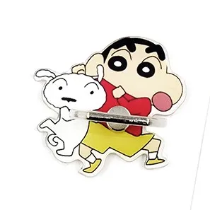Chi-bi Maruko Crayon Shin-chan антиосеннее металлическое кольцо на палец для мобильного телефона с поддержкой фигурной игрушки - Цвет: Y
