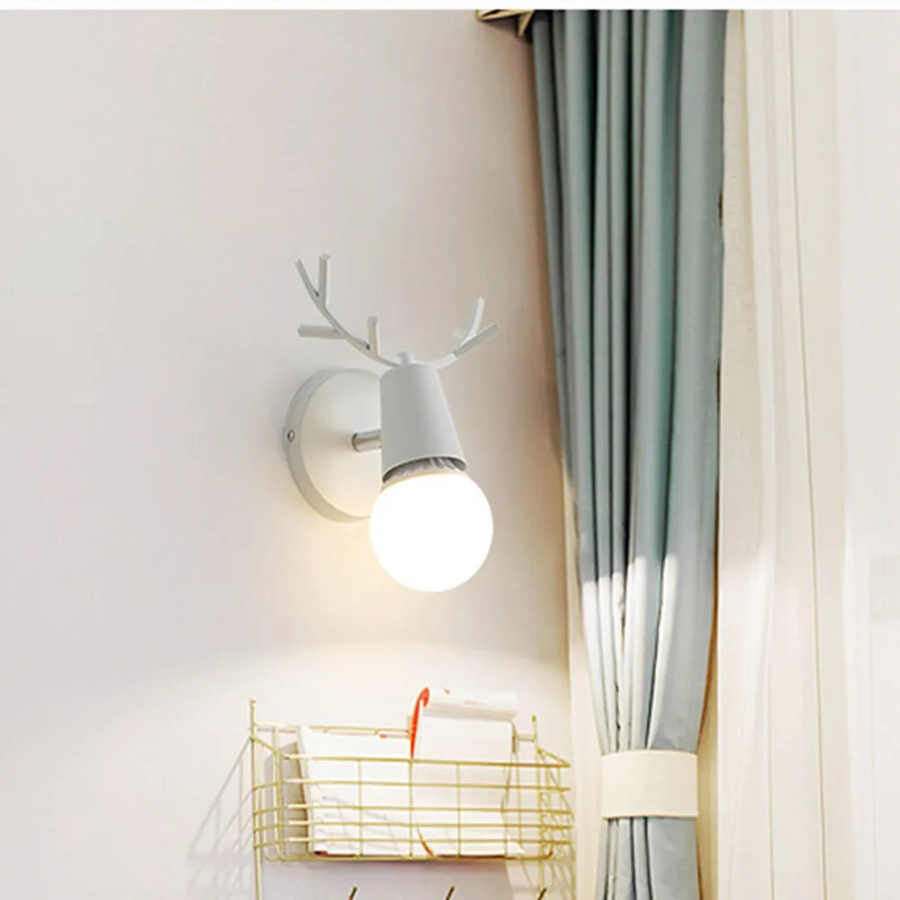 LED E27 Wall lamp Colorful Cartoon Deer Antlers (5)