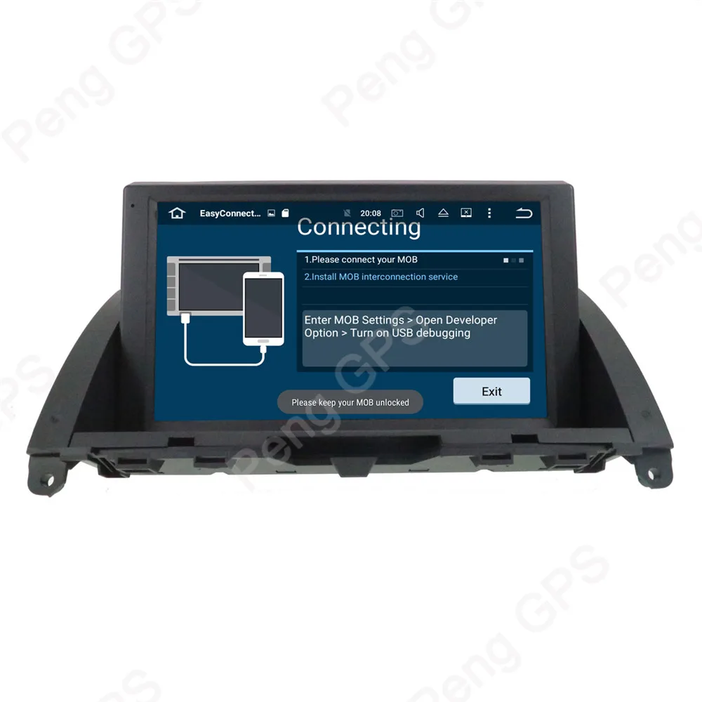 Top Octa Core CD DVD Player 2 Din Stereo Android 8.0 Car Radio for Mecerdes Benz C-W204 2007-2011 GPS Navigation Autoradio Headunit 3
