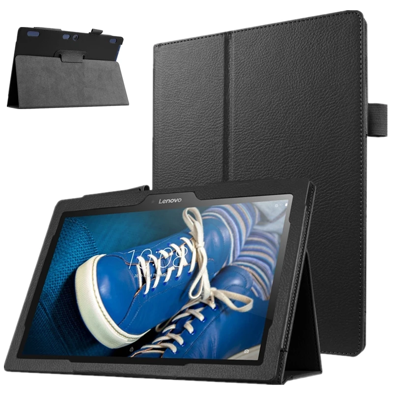 

For Lenovo Tab3 10 Business TB3-X70F/M Tablet leather Case Cover 10.1 Inch for Lenovo Tab2 A10-70F/L A10-30 X30F+Film+Stylus Pen