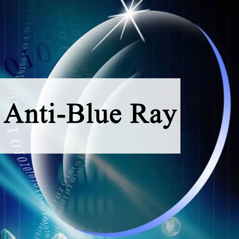Пара линзы анти-Blue Ray асферическая линза очки от близорукости по рецепту Пресбиопия объектив Анти-излучения 1,56& 1,61& 1,67 индекс