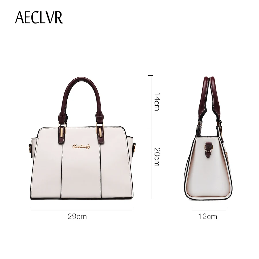 Progettista Spalla Rosa bianco Per Delle 2018 Aeclvr Donne Grande Il colore Crossbody Elegante Del Le Sacchetto Bolsas cachi Nero Borse Capienza Signore Lusso Di Baqqwg