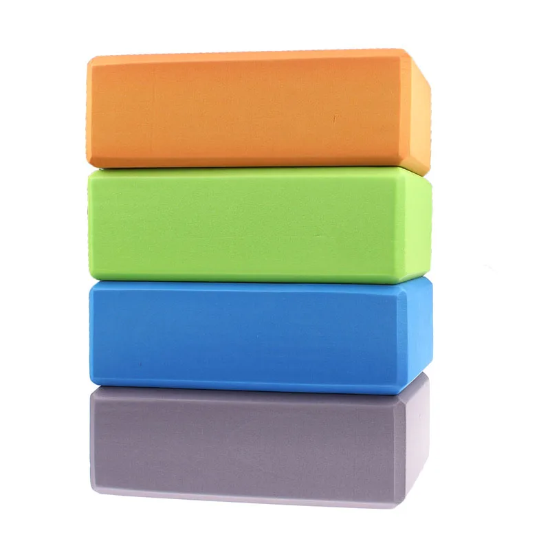 4 Colors EVA Yoga Block Brick 120g Sports Exercise Gym Foam Workout Stretching Aid Body Shaping Health Training Fitness Sets