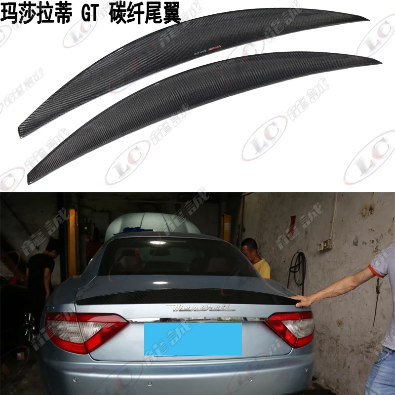 Подходит для Maserati GT GTS углеродное волокно хвосты крыло спойлер