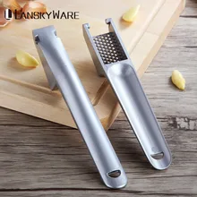 LANSKYWARE Creative Garlic Press Aluminum Alloy Garlic Grater Crusher Ginger Slicer Chopper Kitchen Accessories Vegetable Tools LANSKYWARE Creative Garlic Press Aluminum Alloy Garlic Grater Crusher Ginger Slicer Chopper Kitchen Accessories Vegetable Tools