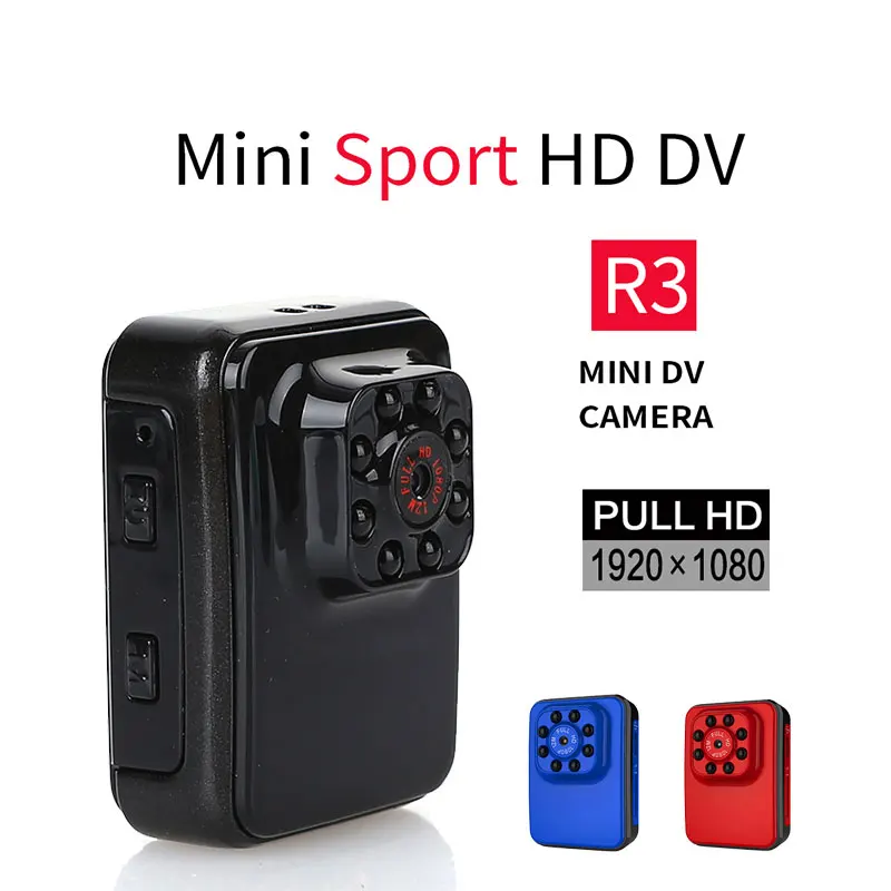 

Travel Micro Camera 1080P Mini DV Flexible DVR Mini Camera 3 Colors Motion Detection