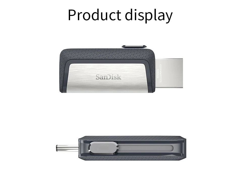 SanDisk Тип-C USB флеш-накопитель USB3.1 Флеш накопитель двойной интерфейс OTG флеш-накопитель 64 gb 128G 256g для андроид мобильный телефон и диск