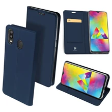 DUX DUCIS из искусственной кожи чехол для samsung Galaxy M20 Fundas Роскошные Тонкий чехол Флип Для samsung Galaxy M20 чехол для бумажника