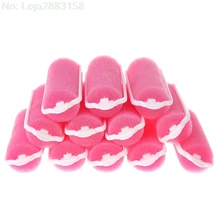 12 шт. волшебная губка Пена Подушка плойка конусная бигуди для завивки Горячая