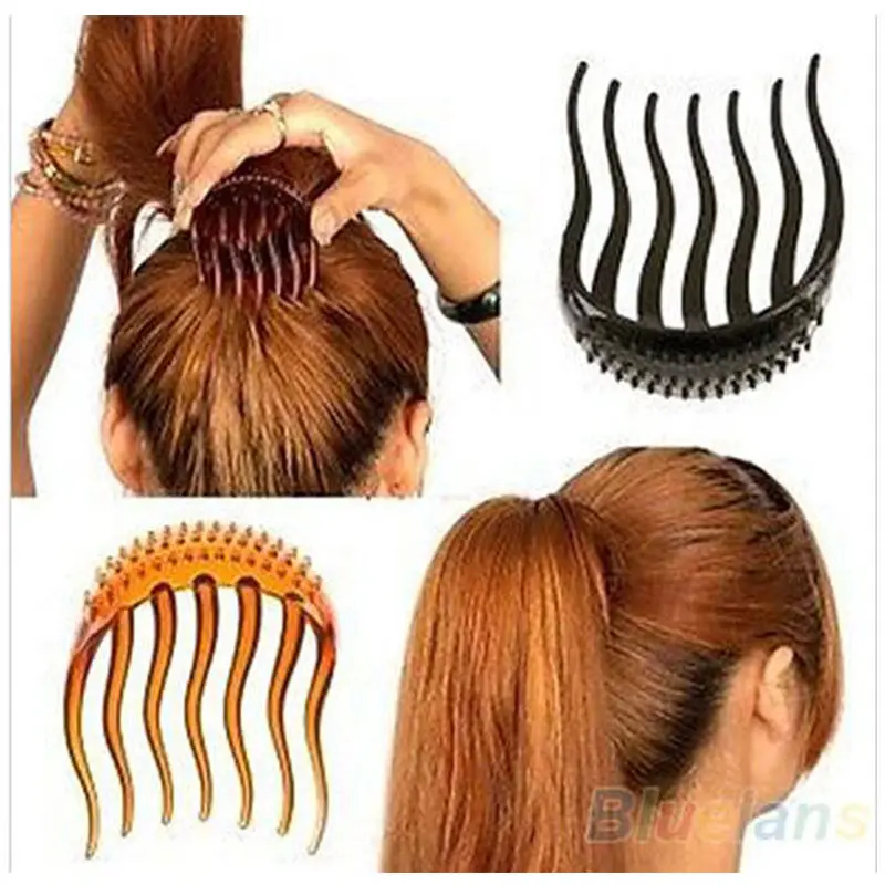 

1 Pcs New Useful Volume Inserts Wave Pattern Hair Clip Bumpits Bouffant Ponytail Hair Comb Ornament Headwear Accessories