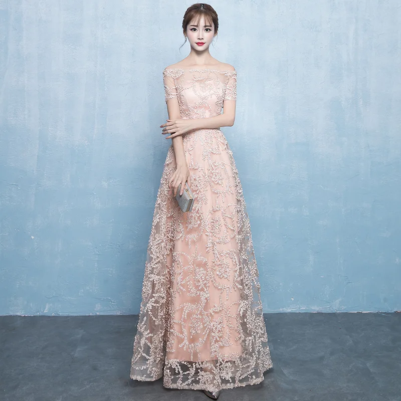 Элегантное дамское вечернее платье улучшенное азиатское свадебное платье невесты Cheongsam Новинка с открытыми плечами тонкое Qipao Vestidos 3XL