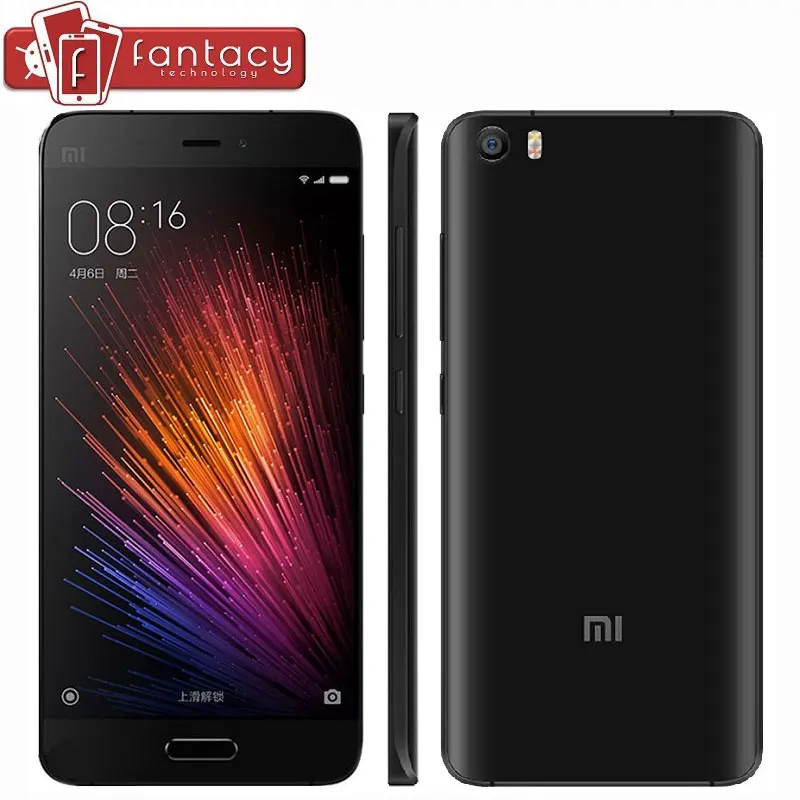 Original Xiaomi Mi5 Prime Snapdragon 820 Press Fingerprint ID FDD 4G LTE 3GB 64GB ROM 16.0MP 5.15 " MIUI 8 1080P Mobile Phones