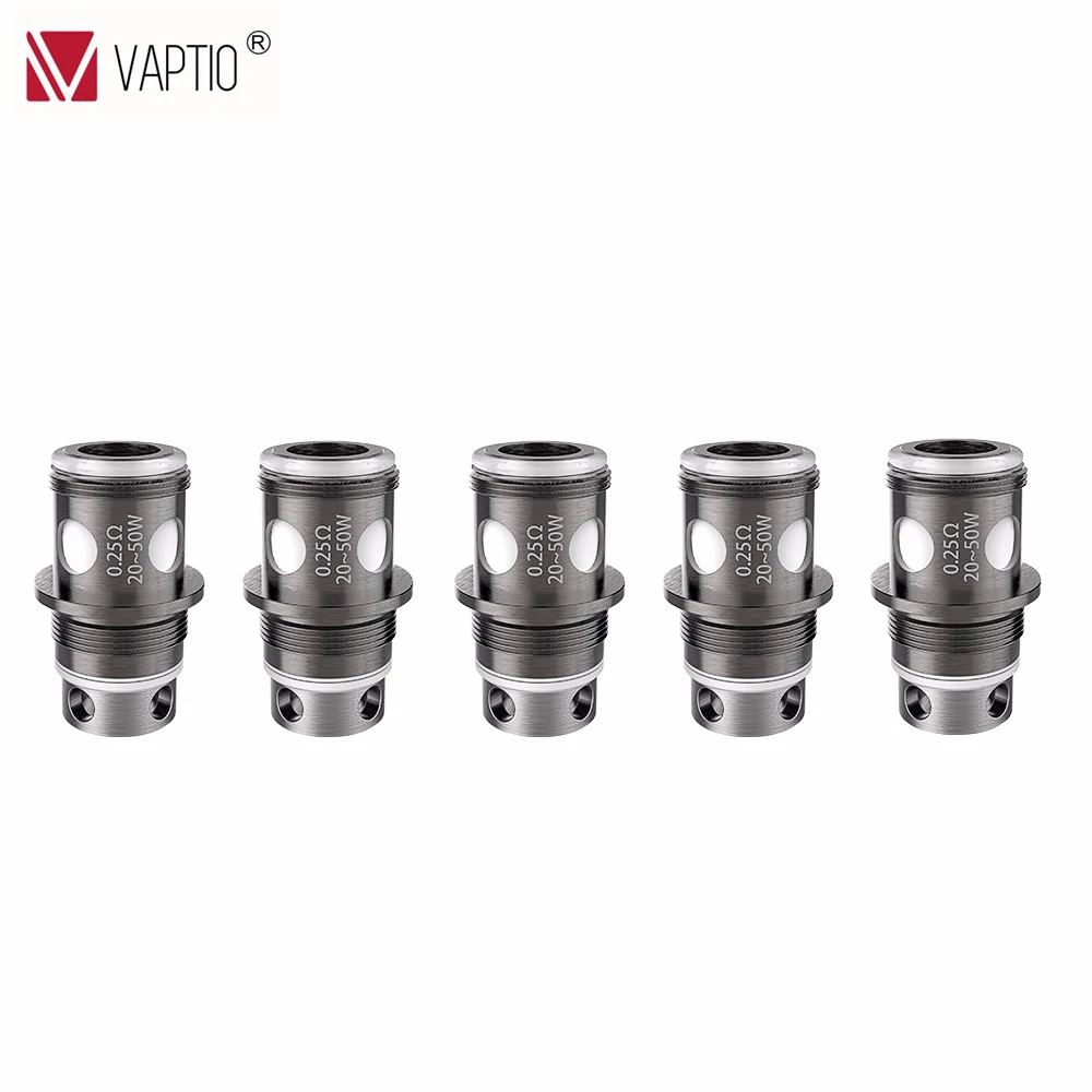 Vape катушки Vaptio 0 25 ом атомайзер ядро головки для P1/P2/P3 GEAR/C2 комплект электронных