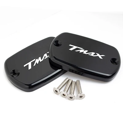 Логотип мотоцикла t-max тормозной резервуар для топлива Крышка бака для yamaha tmax 530 DX SX 2012- t max 500 2008-2011 мотоцикл - Цвет: black
