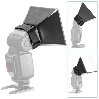 

White Reflector Flash Diffuser Softbox Professional Mini Photo Diffuser Soft Light Box for Metz Sunpak Yongnuo Camera Speed Ligh