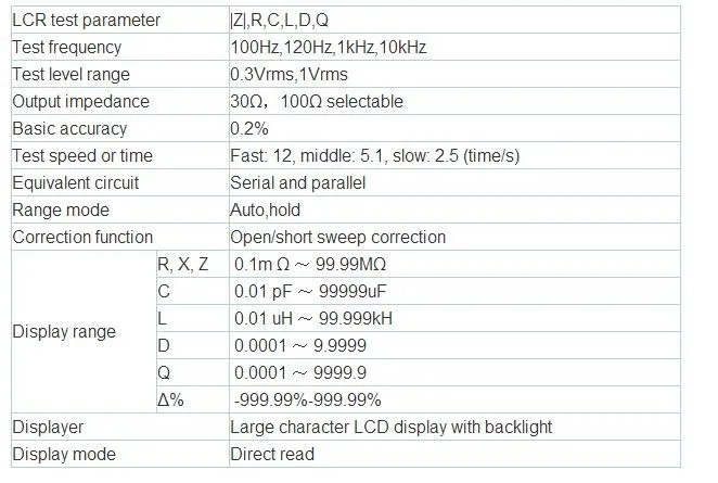 Tonghui TH2811D LCR метр скамья 0.2% 10 кГц лаборатория цифровой электрический мост индуктивности