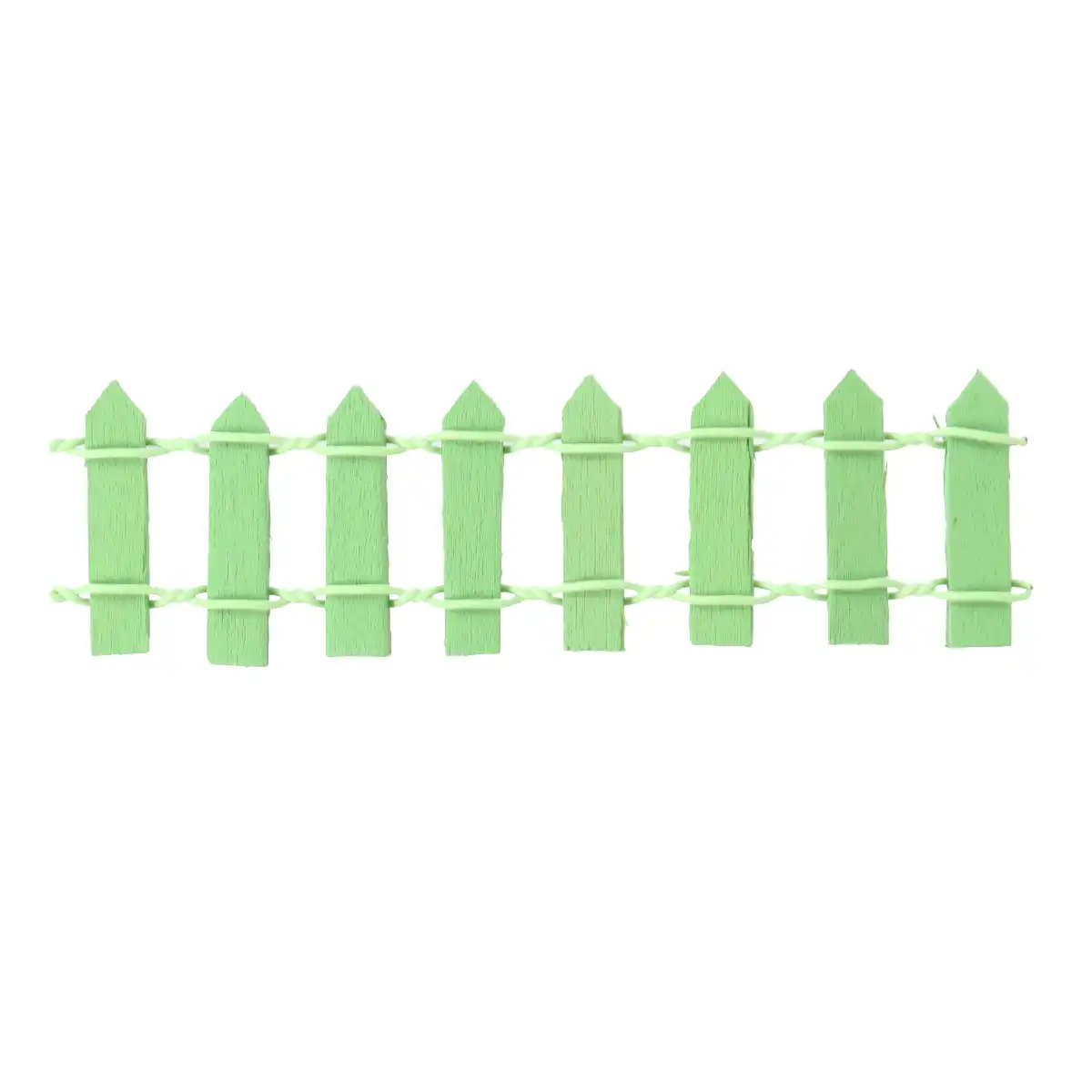 diy miniature picket fence