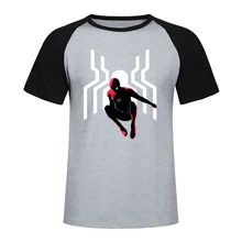 2019 Spider Man Spider Logo T-Shirt Spiderman Raglan T Shirt Fashion Print Cotton Man Tee Shirt Funny Short Sleeves Basic Tshirt 2019 Spider Man Spider Logo T-Shirt Spiderman Raglan T Shirt Fashion Print Cotton Man Tee Shirt Funny Short Sleeves Basic Tshirt