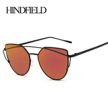 Солнцезащитные очки «hindfield» женские брендовые в дизайнерской металлической оправе солнцезащитные очки мужские очки Женские винтажные Золотые очки gafas de sol