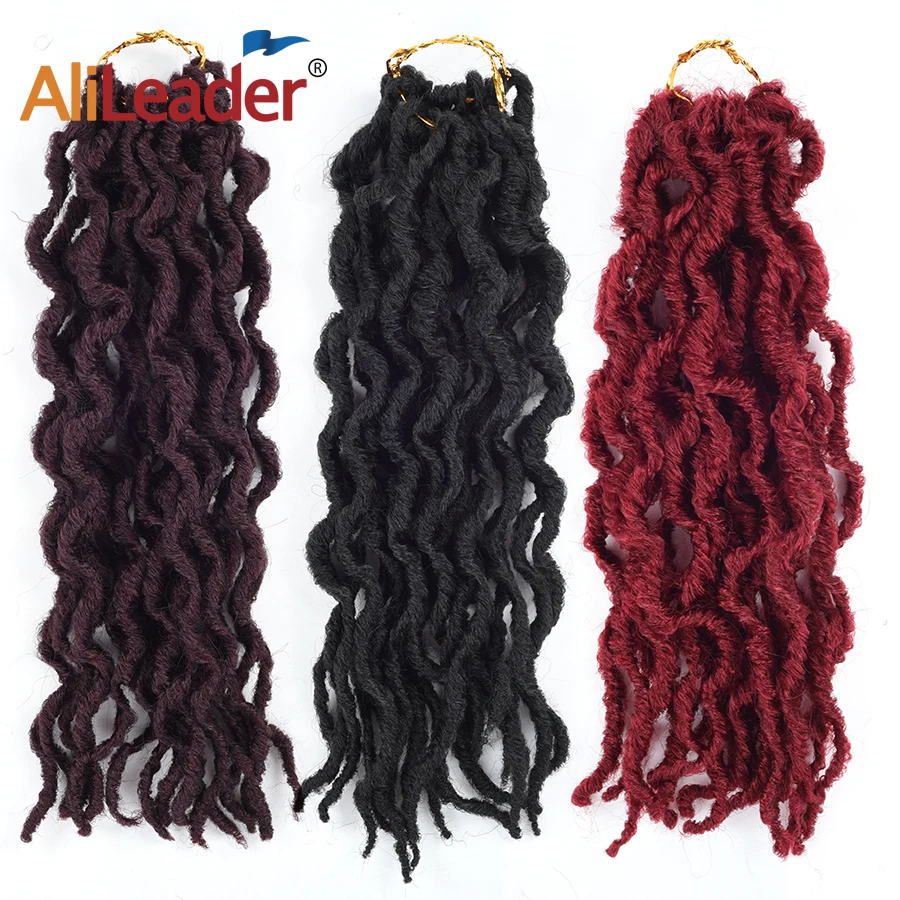 Alileader 20 прядей Faux locs вьющиеся плетеные пряди 12 дюймов термостойкие мягкие
