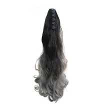 Cheap TOPREETY Heat Resistant Synthetic Fiber 160gr 22" 55cm Wavy Claw Clip in/on Ponytail hair extensions Ombre Colors CP-888 Cheap TOPREETY Heat Resistant Synthetic Fiber 160gr 22" 55cm Wavy Claw Clip in/on Ponytail hair extensions Ombre Colors CP-888