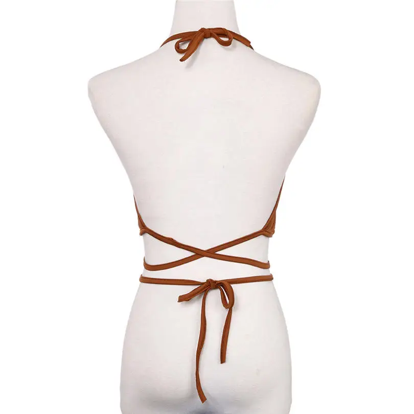 Fashion Women Girls Summer Sexy Sleeveless Vest Halter Tank Tops Blouse Cami Top Camisole Casual Top Shirt  Clubwear #4F11  (10)