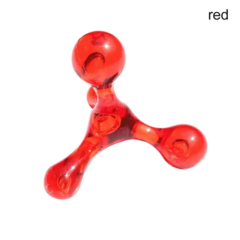Mini Massager Manual Balance Four Ball Point Massage Tool Body Relaxation Relieve Fatigue Health Care Stick Portable Travel