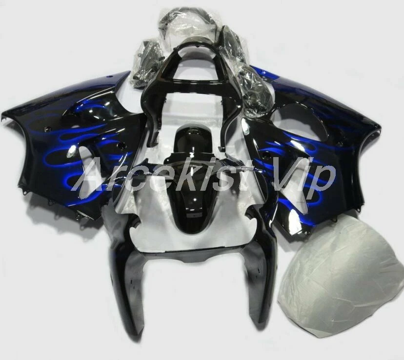 

Free Custom New Motorcycle ABS Fairings Kit Fit for kawasaki Ninja ZX6R 636 2000 2001 2002 6R 00 01 02 ZX-6R ZZR600 blue Flame